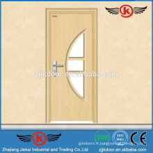 JK-P9001 pvc profil de porte / PVC porte vitrée en bois / porte intérieure en bois
